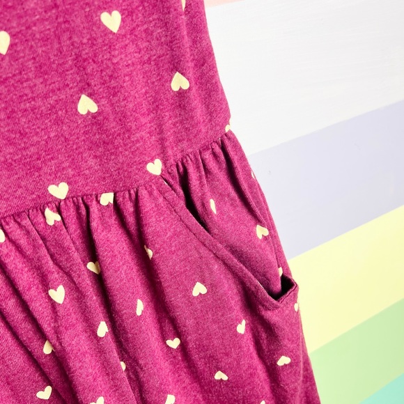 Girls Heart print dress size 10/12 - Picture 2 of 5